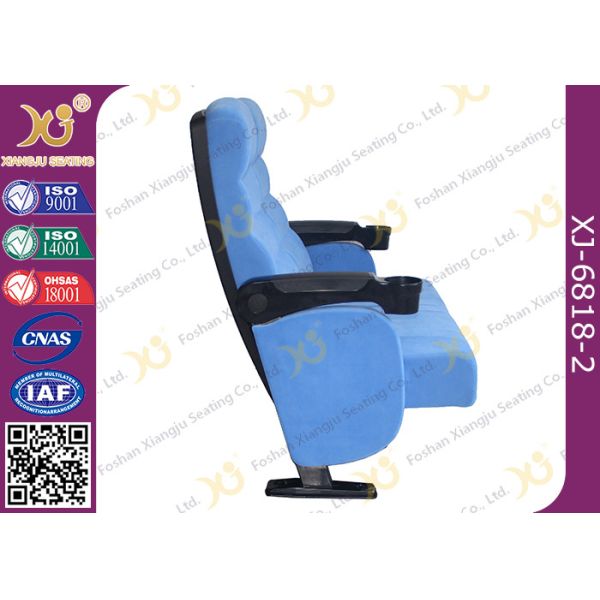 Double Seat Two Seater Cinema Theatre Seating Chairs With Plastic Cover For Couple