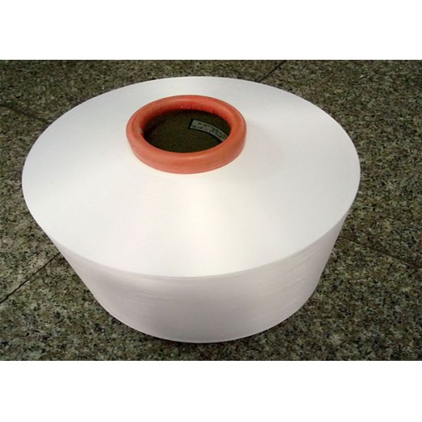 50D / 24F SD SIM Polyester DTY Yarn Raw White / Black For Weaving , Industrial