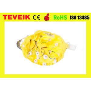 Medical EEG hat, Tin electrode,32 leads eeg cap with DB25 pin connector for eeg
