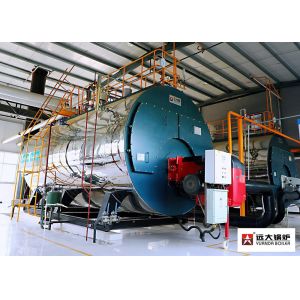 PLC Control Industrial Fire Tube Natural Gas Steam Boiler 5000Kg