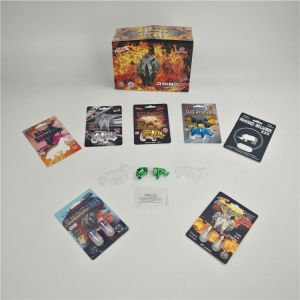 Glossy finishing Enhancement Rhino 7 9x12cm 3D packing card