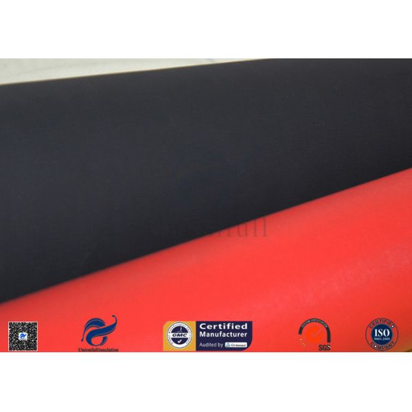 260℃ Satin Weave 80/80g Coating C-glass Silicone Coated Fiberglass Fabric 0.45mm