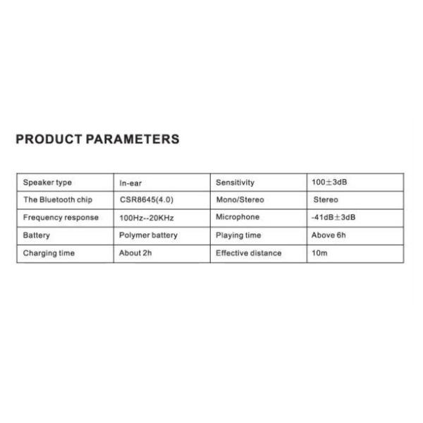 sport Waterproof Swimming Wireless Bluetooth Waterproof Swimming Earphone Headphone