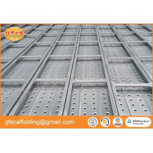 China Painted galvanized Q195 steel plank with 2000mm 3000mm length for Thailand projects on sale