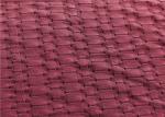 Stretch Bubble Jacquard Polyester Spandex Fabric Weft Knitted