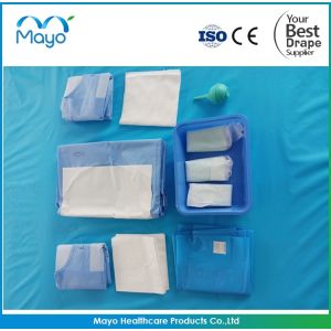 2023 Best Price Factory Nonwoven Sterile Surgical Maternity Drape Kits