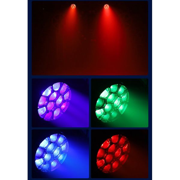 12 Bee Eye Moving Head LED Stage Lights For Bar Shaking Dyed IP20 Waterproof