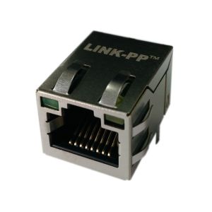 Quality MJF13T34UL-KF06B3GY24-0808 Modular Jack Shielded + LED + Transformer 8p8c for sale