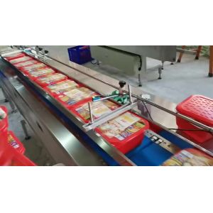 20bags/min Instant Noodle Packaging Machine 600mm Flow Shrink