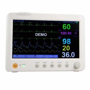 China Support Multi Language 10 Inch Vital Sign Monitoring System Portable Patient Monitor on sale