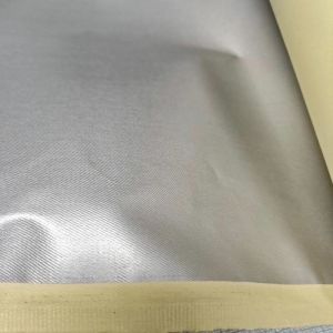 China Low Thermal Conductivity Para Aramid Fabric With Aluminum Coating on sale