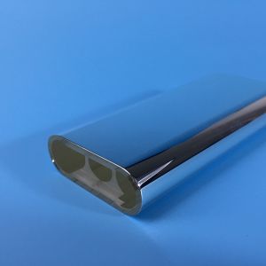 Quality Single Hole Quartz Glass Cavity Silver Plated Surface Quartz Flow Tube for sale