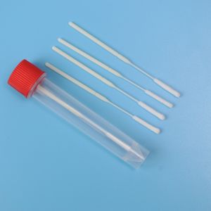9cm Medical Sterile Flocked Nylon Nasal Sampling Swab Individual Wrapped