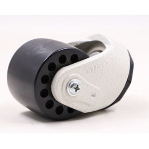 Low Profile 670kg Polyurethane Swivel Casters With Stem Brake