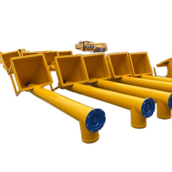 Hot Mini ES 168 219 273 325 426 Inclined Auger Screw Conveyor Feeder Machine