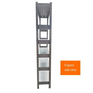 Industrial Warehouse Storage 7 Tier Boltless Metallic Shelf Weight Capacity 50