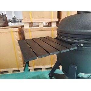 Ceramic 22 Inch Kamado Grills BBQ Bubble Black Glaze Surface