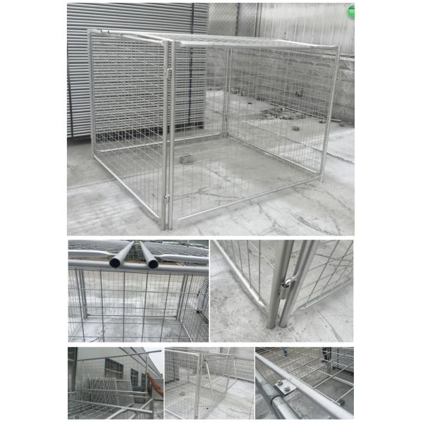 1500mm height x 1800mm width x 1800mm width tube 32mm*1.5mm wall thick rubbish containments and cage