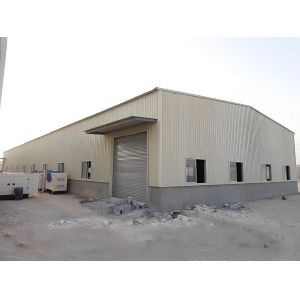 Erected Quickly Prefabricated Steel Warehouse Construction Snow Resistance