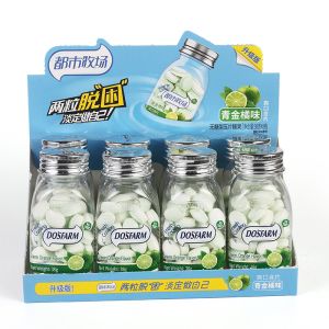 OEM Healthy Hard Candy With Different Colors Flavours In Bottle Package