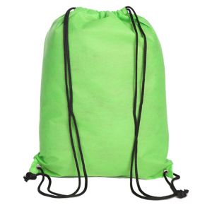 BSCI BRC Polyester Drawstring Pouch , RPET Foldable Drawstring Backpack