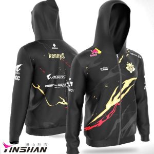 Custom Racing Teamwork Hoodie Windproof Zip Up Pullover with Cotton Polyester