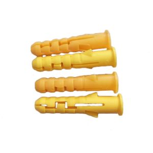 China Durable Using 8mm Expanding Plastic Anchor Yellow Color on sale