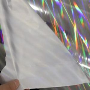 China Seamless Rainbow Decoration Holographic Lamination Film For Printing on sale