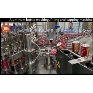500ml Carbonated Beverage Bottle Filling And Capping Machine High Speed