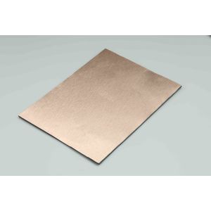 Heat Resistant 2440mm Brushed Aluminum Composite Panel Champagne Aluminium