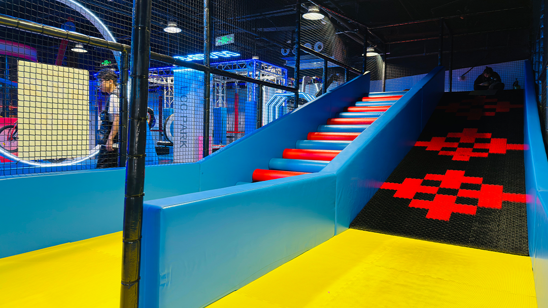 Commercial Dry Snow Playground Slide for Kids and Adults