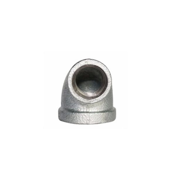 Hot / Cold Dipped Galvanized Oil Pipe Fittings Male Female Elbow 90 Degree NPT