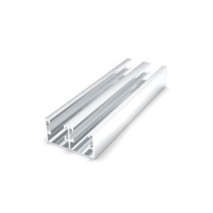 Shiny Silver T3 2.0mm Anodized Aluminum Profiles System