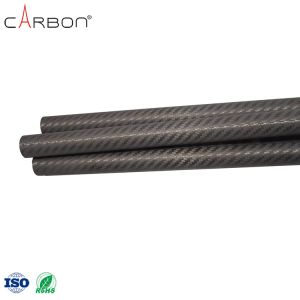 200 Finish Matte/Glossy ZhongShan Carbon 3K Carbon Fiber Tube for Vaccum Gutter