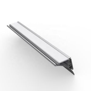 Surface Mounted Plasterboard LED Profile , Anodized LED Extruded Aluminum