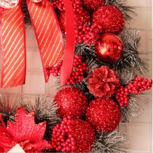 50CM Decorated Christmas Wreaths