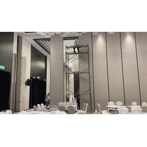 Acoustic Movable Partition Wall with Last Panel Closure Telescopic Sleeve Panel