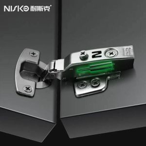 Two Way Locking Cabinet Door Hinge Free Stop Clip On Soft Closing AH01-A