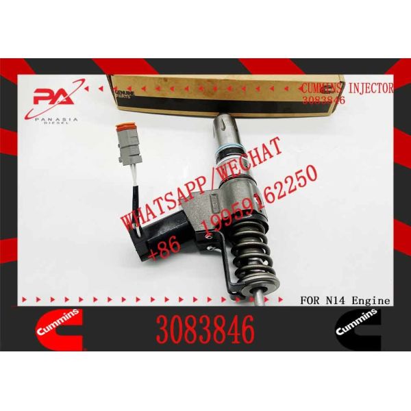 Huida Genuine 3083622 3083846 3083849 3083846 Diesel Fuel 3087557 Fuel Injector Fit For Cummins QSN14 N14 Diesel Engine