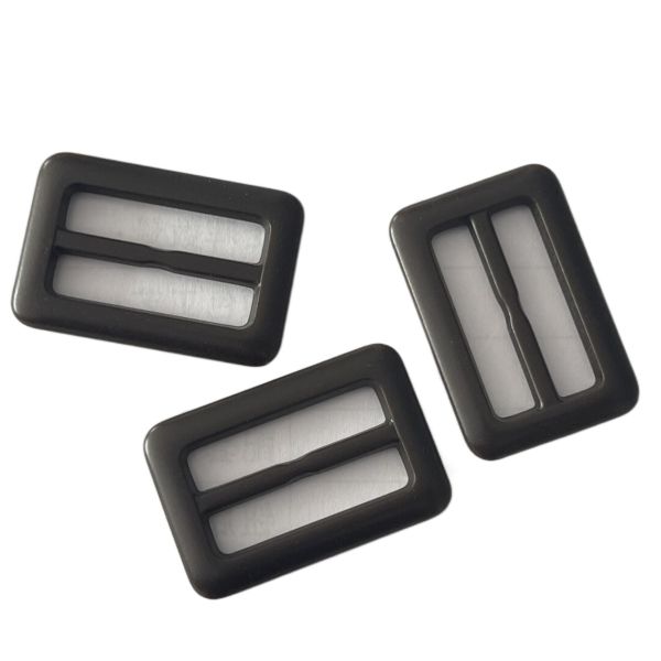 Buy Coat Outerwear 2 Holes Polyester Buckles 18*14mm Dark Green at wholesale prices