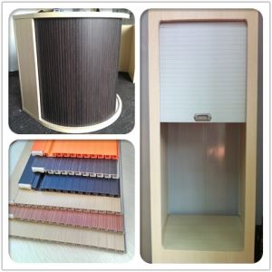 ABS roller shutter slat for kitchen cabinet