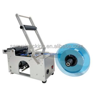 Quality Cost-effective and Practical Semi-automatic Round Bottle Labeling Machine for sale