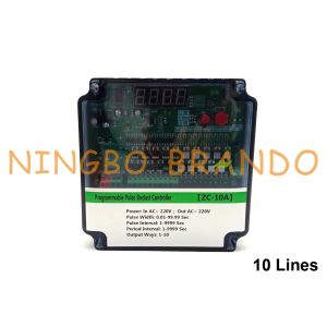 Quality 10 Lines Pulse Jet Valve Sequential Timer Controller For Dust Collector for sale