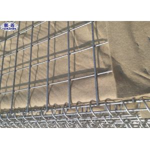 Wire Mesh Gabion Wall Defensive Hesco Bastion 3 Years Warranty ISO Certification