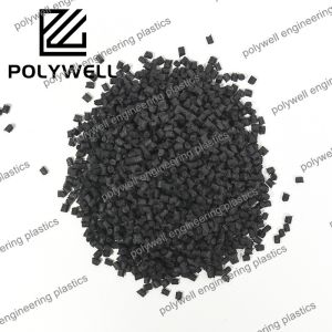 Engineering Virgin PA Plastic Polyamide Nylon 66 Black Color Granules PA Recycling Raw Material