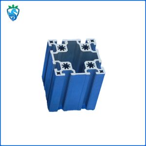 China 6060 60x60 Industrial Aluminum Profile Door Extrusion U Shaped on sale