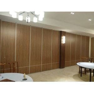 Malaysia Acoustic Folding Wooden Room Divider Sliding Movable Operable