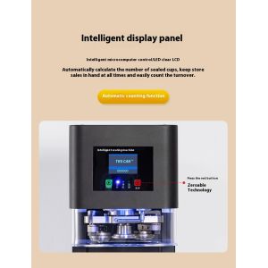 Semi-Automatic PET Can Sealer Machine Electrically Driven Hot Sale for Boba Soda