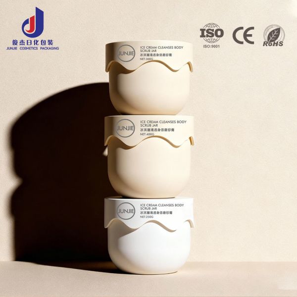 Custom Matt Gery Nude Brown Color Bowl Shape Jar Hair Gel Cream Body Butter