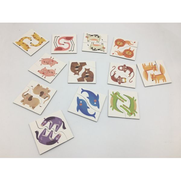 Personalized 2 Sided Jigsaw Puzzle Games Noah'S Arks For Young Children